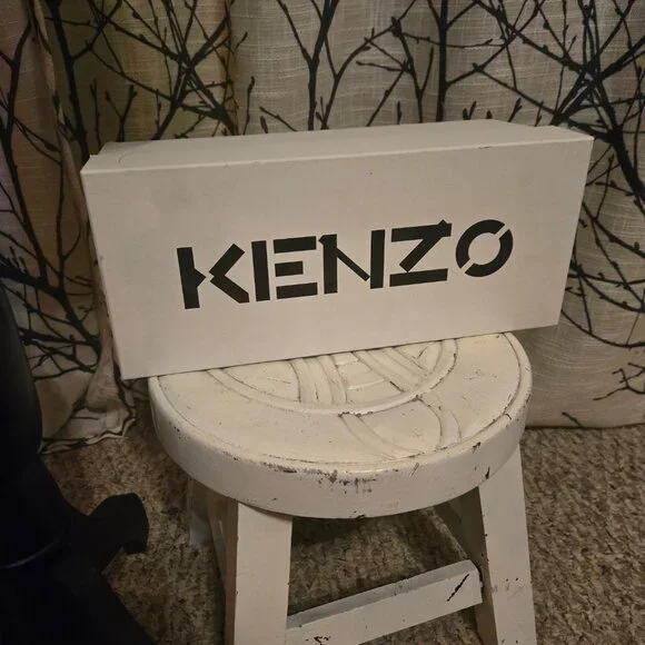 Kenzo Paris "Tiger" Move Sneakers / Size 39 / Pale Gray and Yellow - Picture 3 of 8